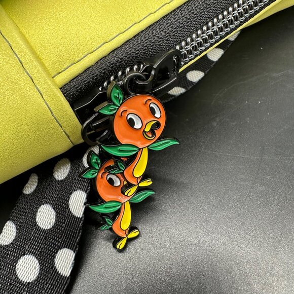 Rosie Sling Purse Anthropomorphic Orange Black Yellow Adjustable Strap Kitschy - Picture 5 of 12